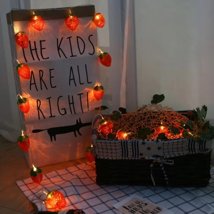 USB Strawberry Light String LED Christmas Decoration Lights, Length: 3m 20 Light
