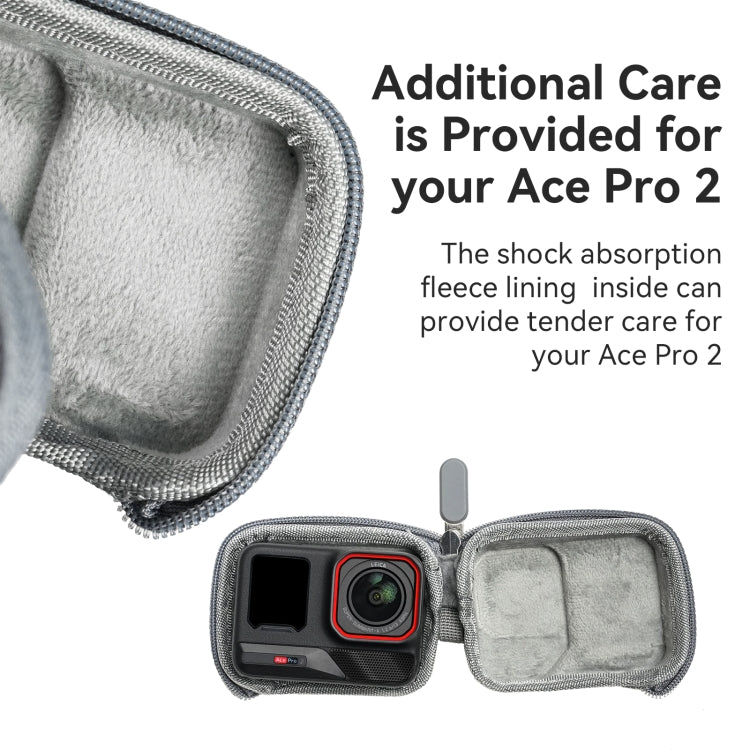 For Insta360 Ace Pro 2 / Ace Pro / Ace AMagisn Body Bag Protective Shell Accessories - Gray