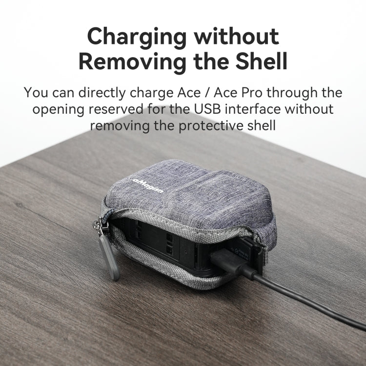 For Insta360 Ace Pro 2 / Ace Pro / Ace AMagisn Body Bag Protective Shell Accessories - Gray