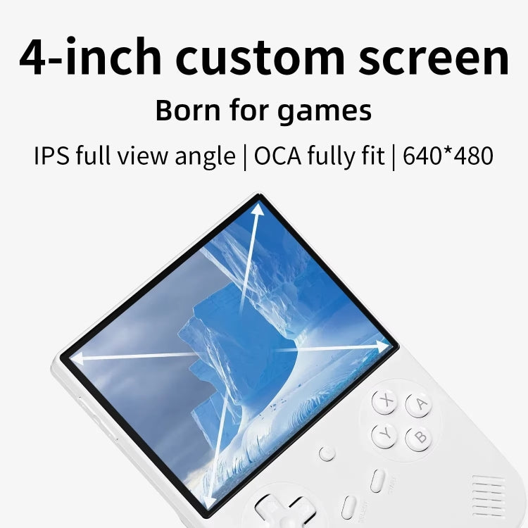 ANBERNIC RG40XXV Vertical HD Screen Joystick Game Console With Ambient Light Portable Retro Handheld Console, Size: 64GB+256GB