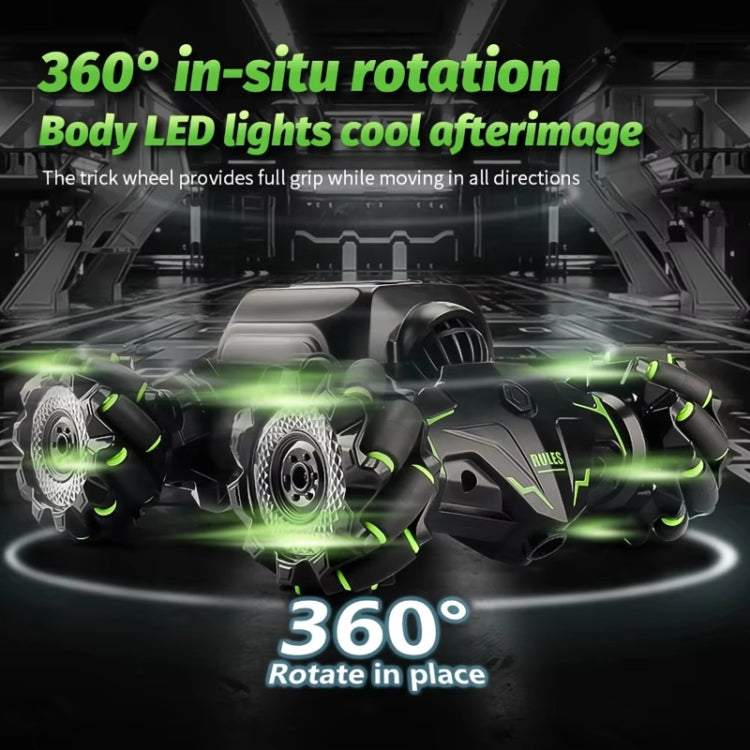 Children RC Car Toy Lights Electric Gesture Sensor Remote Control Twisting Stunt Car, Color: Orange Single RC - 1:12