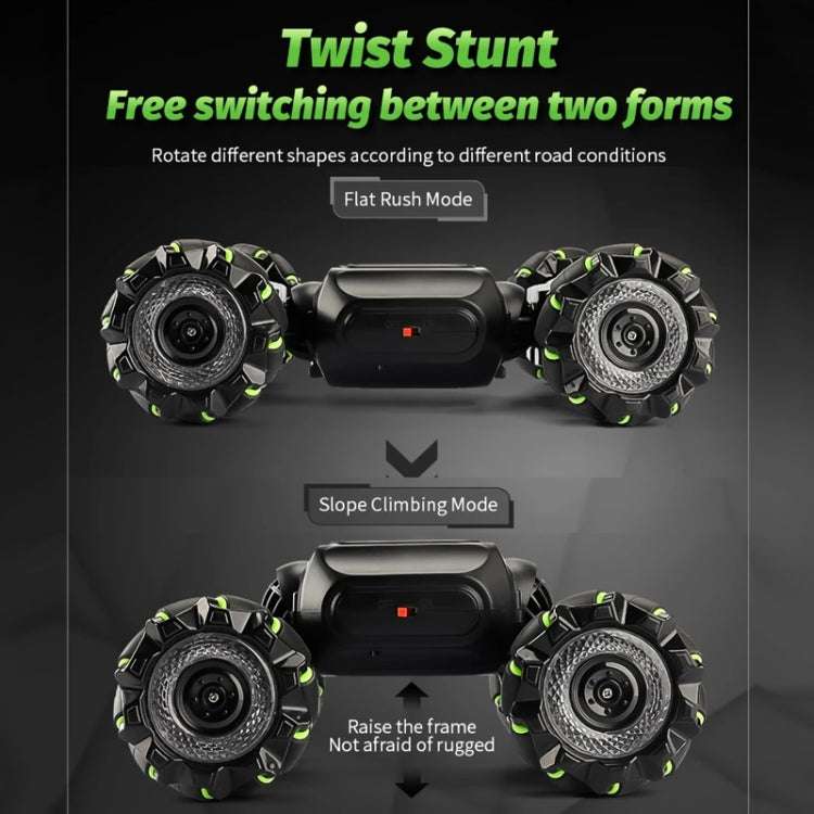 Children RC Car Toy Lights Electric Gesture Sensor Remote Control Twisting Stunt Car, Color: Orange Single RC - 1:12