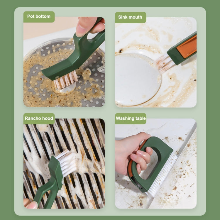4-in-1 Multifunctional Gap Brush Set Household Stove Window Groove Cleaning Brush