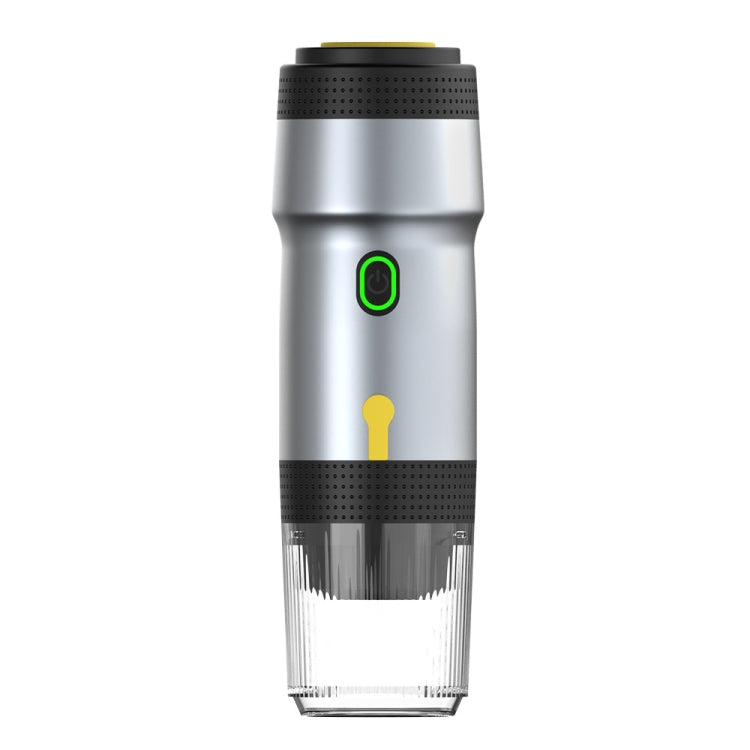 12V 3 In 1 Car Self-heating Coffee Machine Compatible With Large / Small Capsules and Ground Coffee, EU Plug
