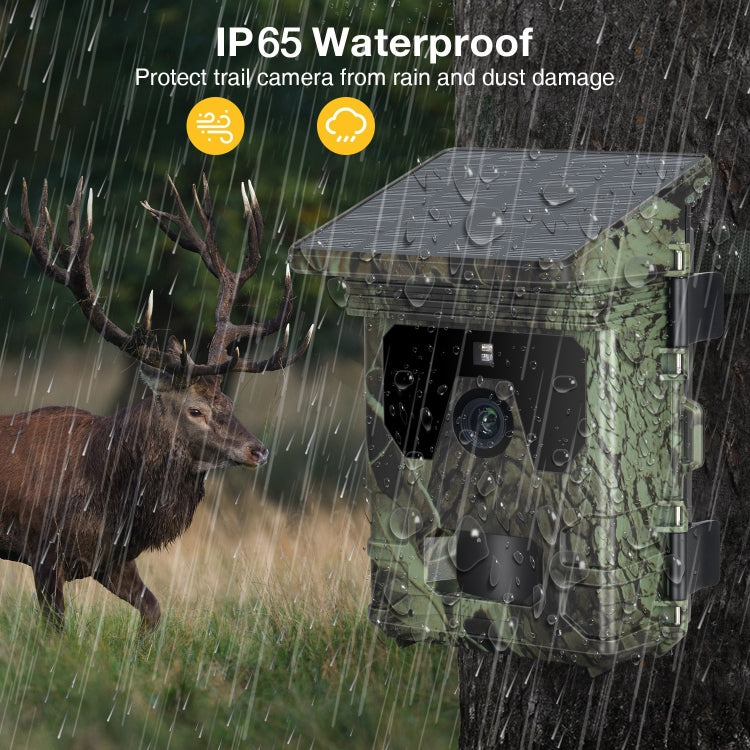 HC600A HD Night Vision Infrared Motion Detection Hunting Camera with Solar Panel