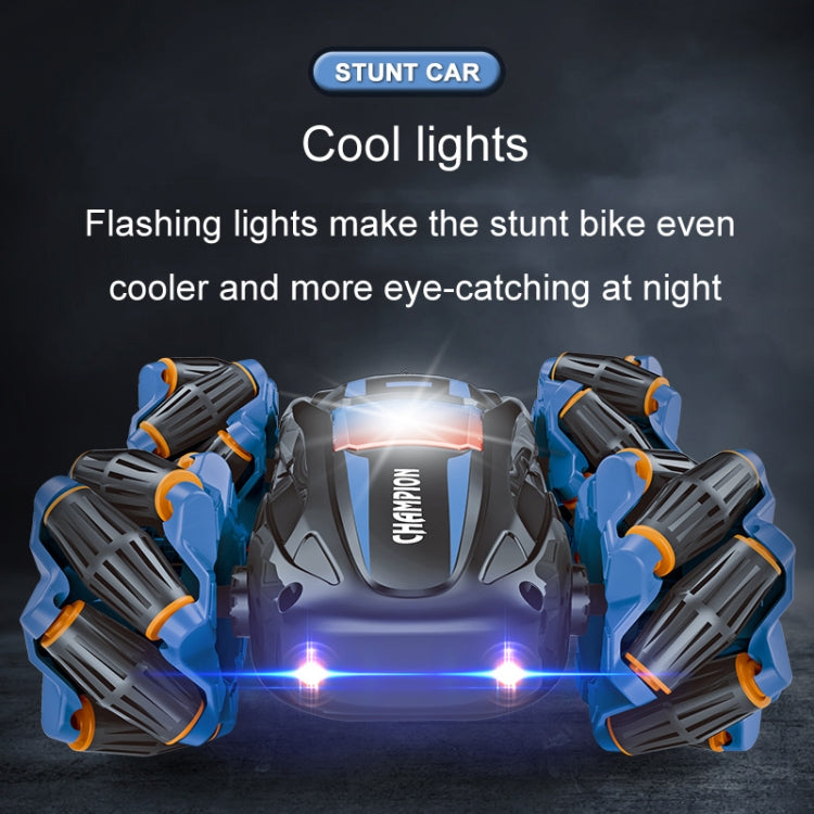2.4G Stunt RC Car Drift Car Double-sided Racing Tumble Buggy Toy, Style: Single RC Green Light Wheel