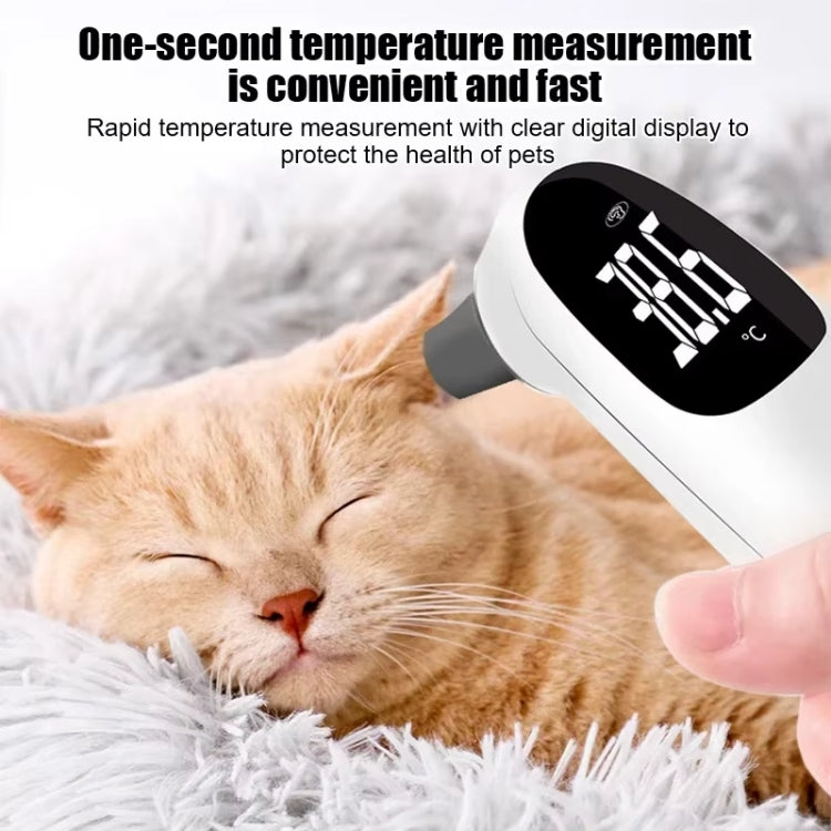 ELOFS EF-07 Pet Dog Cat Ear Digital Thermometer Accurate Infrared Measuring Animal Thermometer - White