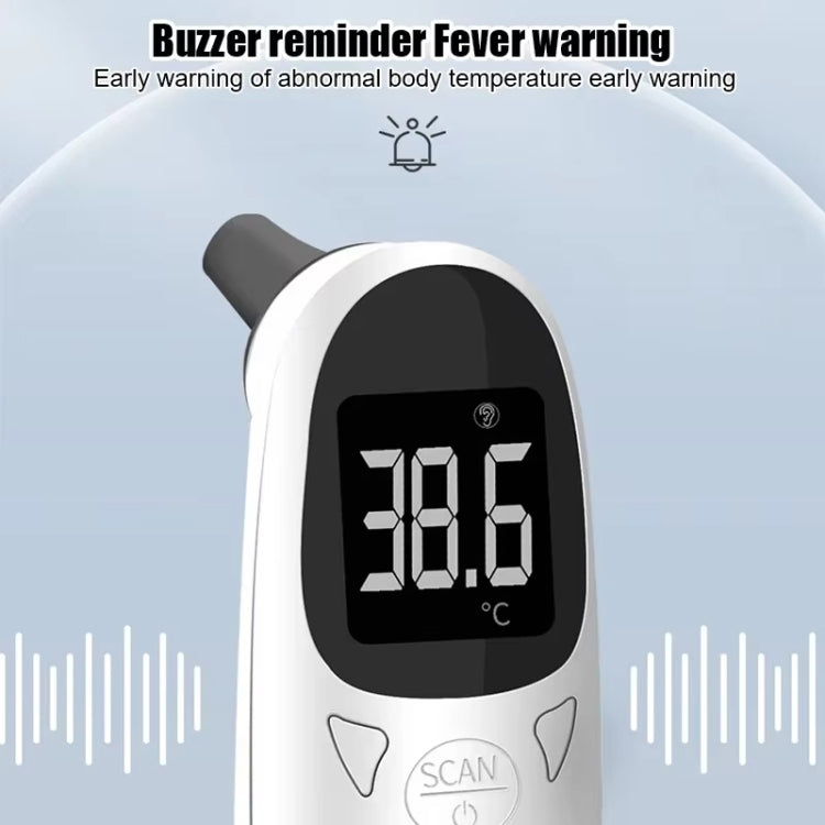 ELOFS EF-07 Pet Dog Cat Ear Digital Thermometer Accurate Infrared Measuring Animal Thermometer - White