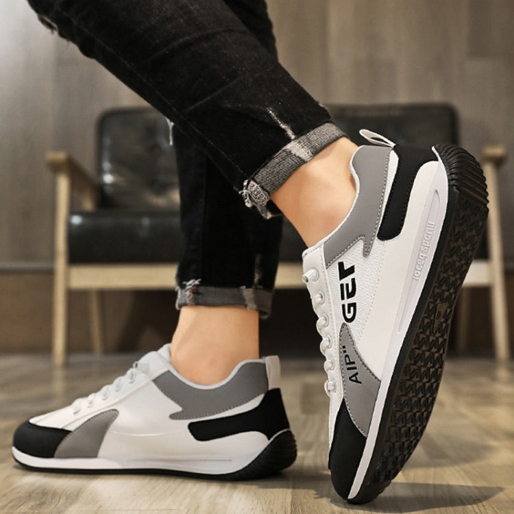 Men Casual Sneakers Lace Up Running Shoes Trendy Sports Shoes, Size: 43