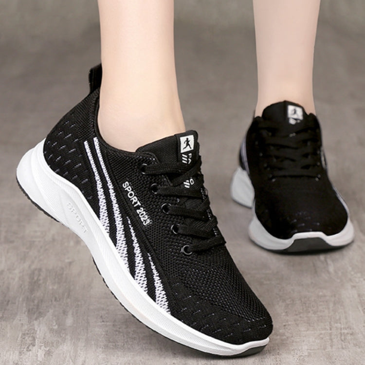 Women Casual Shoes Breathable Sneakers Versatile Comfortable Soft Sole Mesh Running Shoes, Size: 40