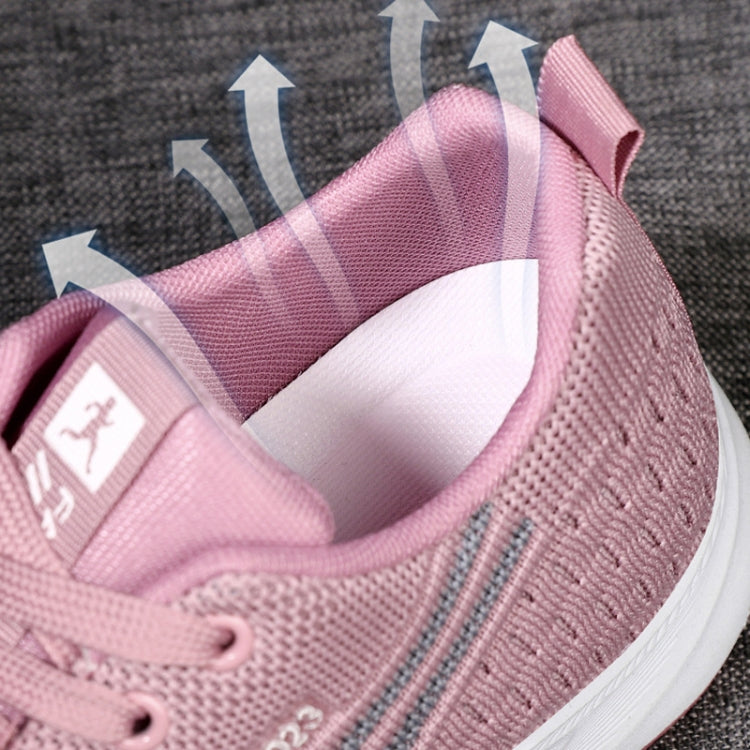 Women Casual Shoes Breathable Sneakers Versatile Comfortable Soft Sole Mesh Running Shoes, Size: 40