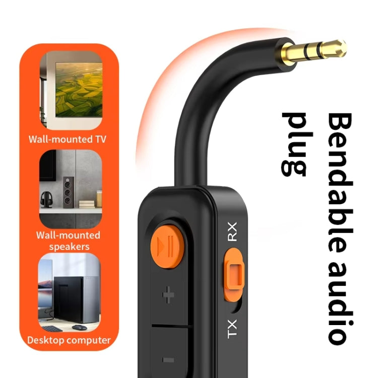 2-in-1 Receiver Bluetooth Transmitter with Call Aux Car Bluetooth Adapter