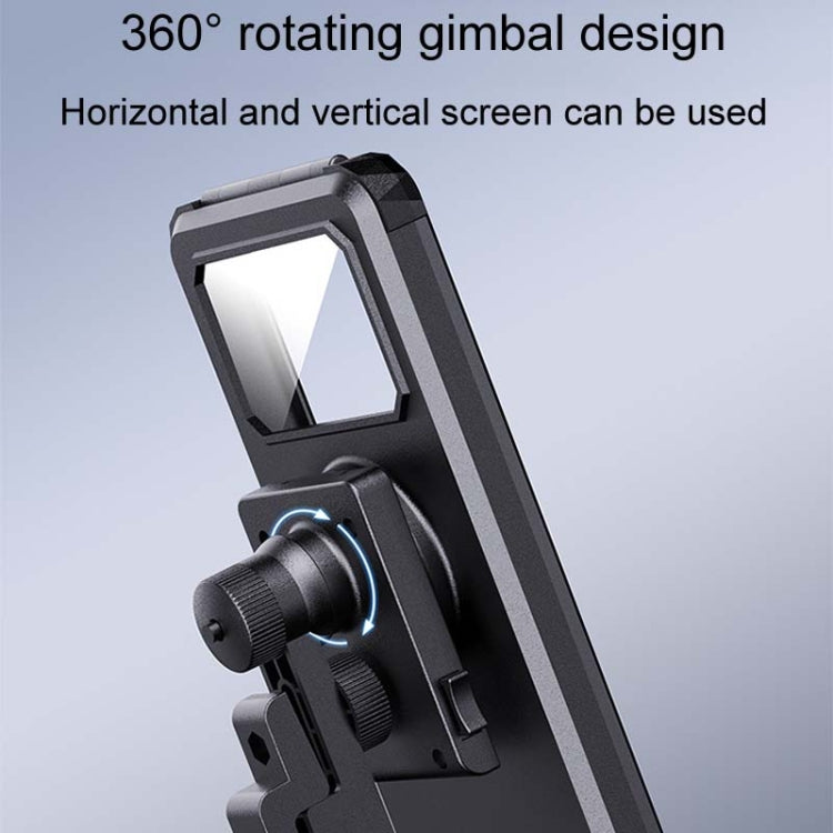 Bicycle Fixed Rotatable Waterproof Cell Phone Navigation Bracket, Style: Handlebar Model