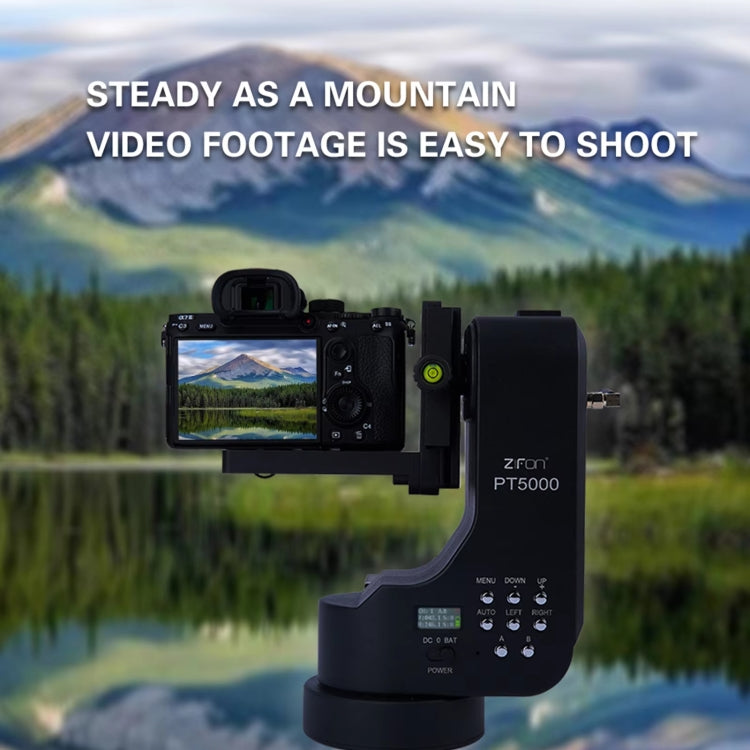 Zifon PT-5000 360 Panoramic Mirror Rotating Dual Axis Camera Remote Control Motorised Gimbal, EU Plug