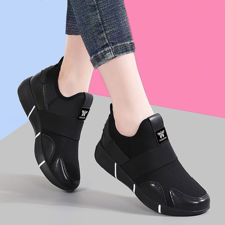 Women Running Shoes Breathable Travel Trendy Shoes Casual Soft Sole Sneakers, Size: 36