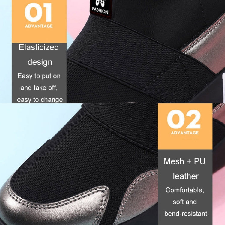 Women Running Shoes Breathable Travel Trendy Shoes Casual Soft Sole Sneakers, Size: 37