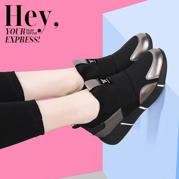 Women Running Shoes Breathable Travel Trendy Shoes Casual Soft Sole Sneakers, Size: 39
