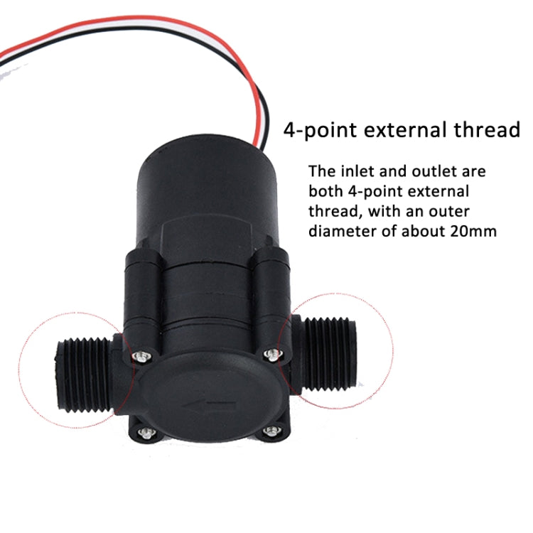Pipeline Water Flow Generator DC Output for Smart Faucets, Gas Water Heaters