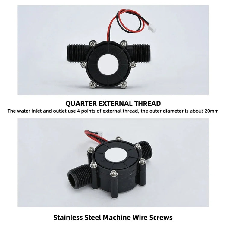 GOSO F50 0-80V Micro Hydroelectric Generator Voltage-stabilized DC Tap Water Flow Generator