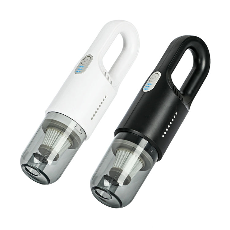 Wireless Car-mounted High-power Suction Handheld Vacuum Cleaner, Color: Black Two-speed Adjustment 11.1V