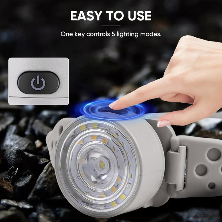 Outdoor Cycling USB Charging Strong Light High Brightness COB Headlamp