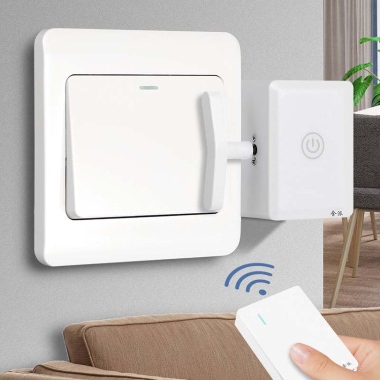 HanPai Intelligent Remote Control Home Use No Wiring Lazy Lights Off Tool - RF Model White