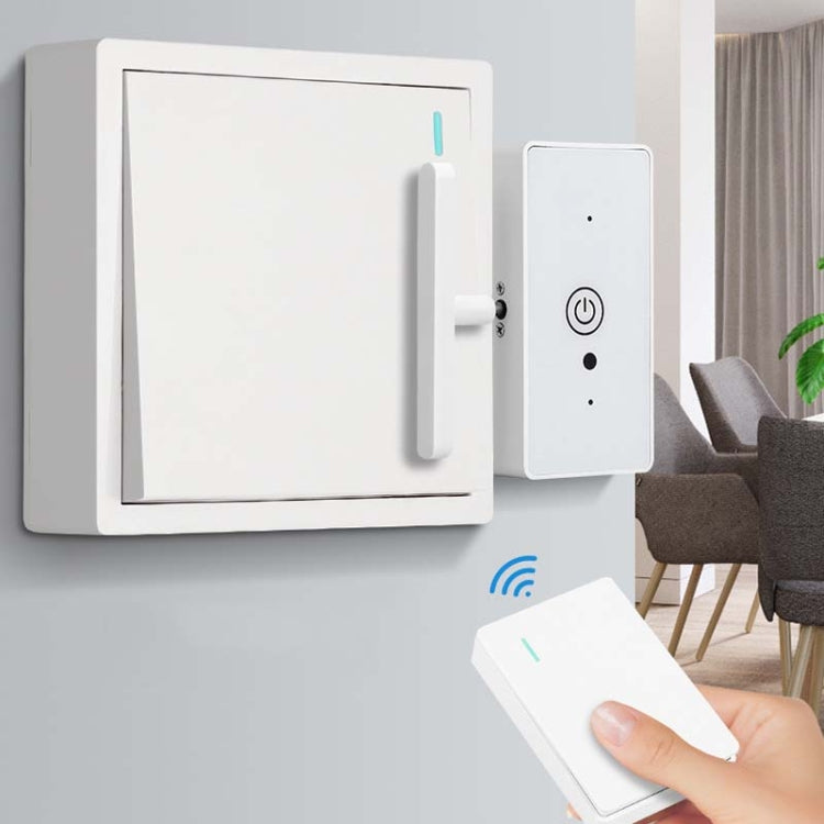 HanPai Heightened Intelligent Remote Control Home Use No Wiring Lazy Lights Off Tool - RF Model White