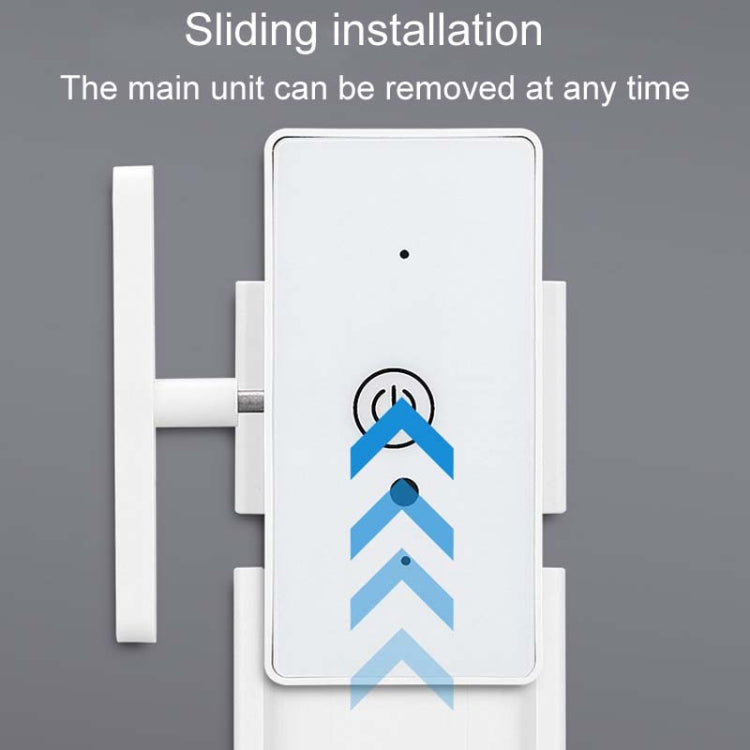 HanPai Heightened Intelligent Remote Control Home Use No Wiring Lazy Lights Off Tool - RF Model White