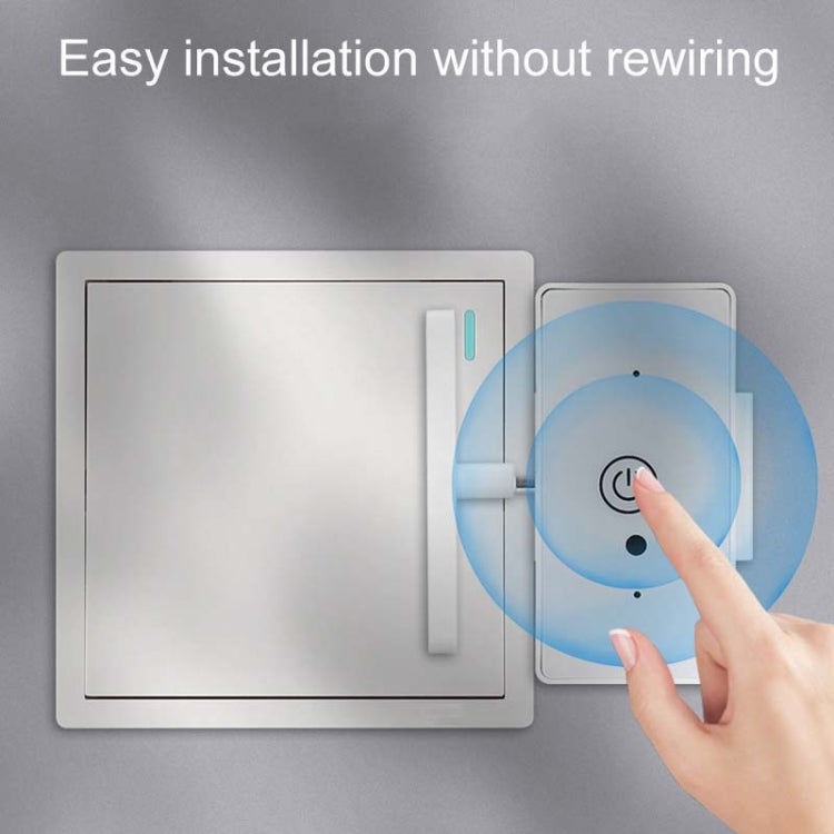 HanPai Heightened Intelligent Remote Control Home Use No Wiring Lazy Lights Off Tool - RF Model White