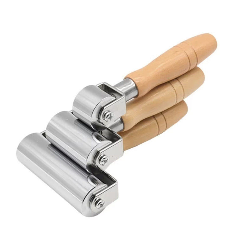 DIY Solid Leather Wdge Roller Tool, Size: 26mm