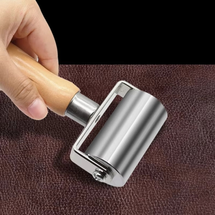 DIY Solid Leather Wdge Roller Tool, Size: 60mm