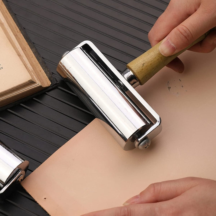 DIY Solid Leather Wdge Roller Tool, Size: 26mm