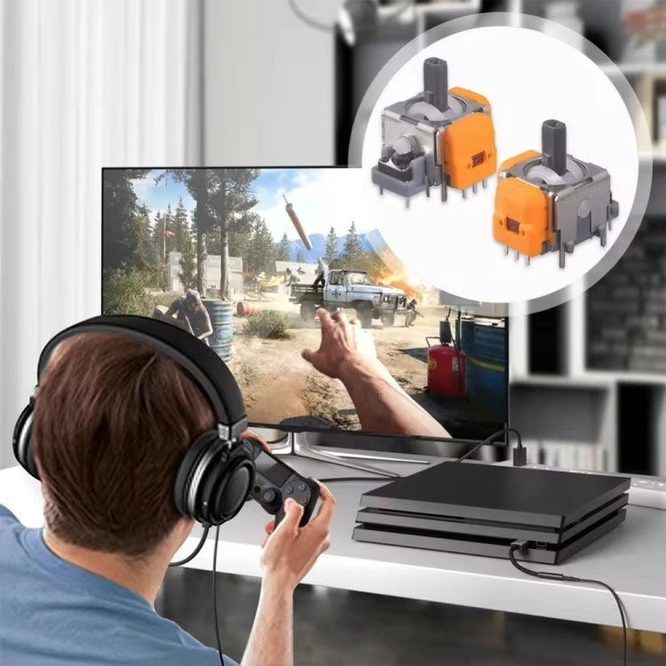 For PS4 High-precision Adjustable Hall Electromagnetic Joystick