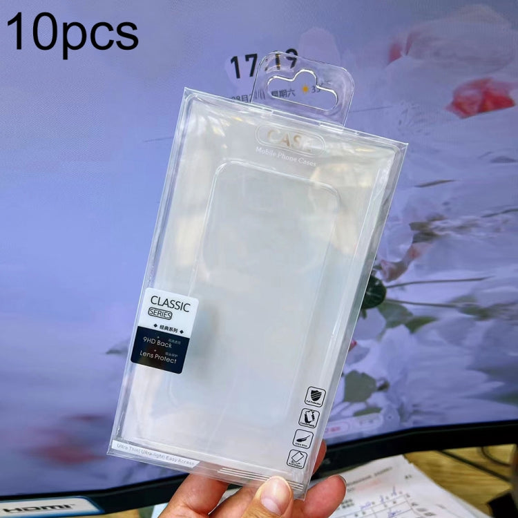 10pcs /Pack 170 X 90mm Mobile Phone Case Packaging Transparent Plastic Box