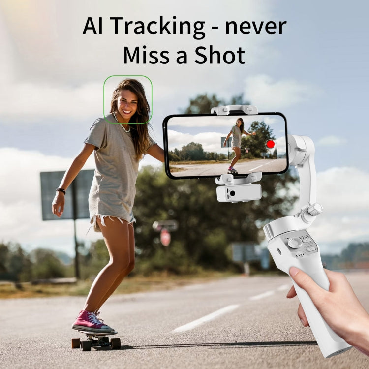 Three-Axis Anti-Shake Smart Gimbal Handheld Stabiliser With Face Follow Shot
