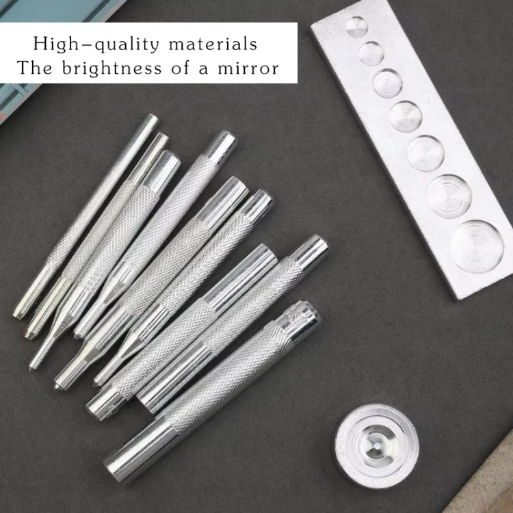11pcs /Set Metal Snap Button DIY Installation Tool