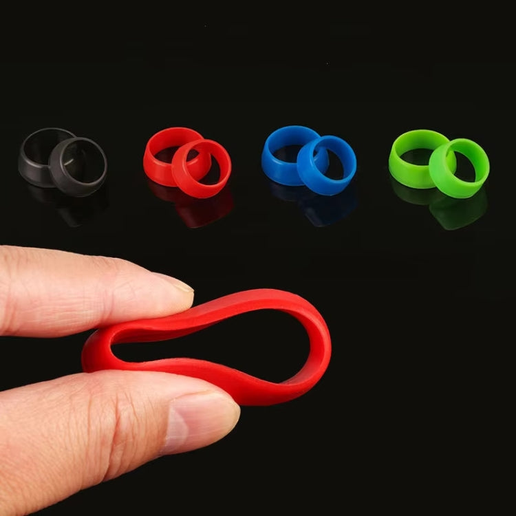 10pcs Mountain Road Bike Seatpost Waterproof Dustproof Cover, Color: Green For 25-30mm
