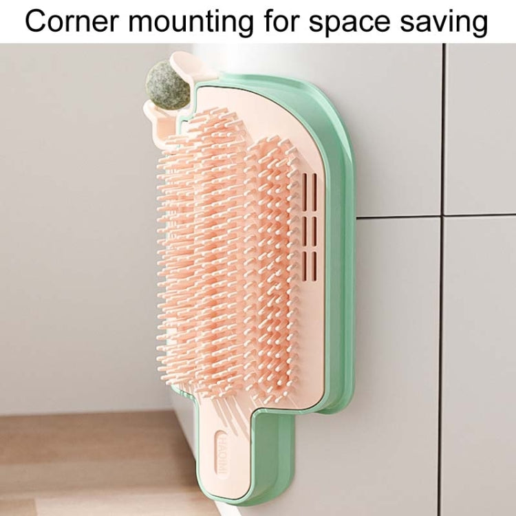 Cats Corner Self-Exciting Ice-Cream Scrubber Pet Massage Brush Toy, Style: Peppermint Ball Model