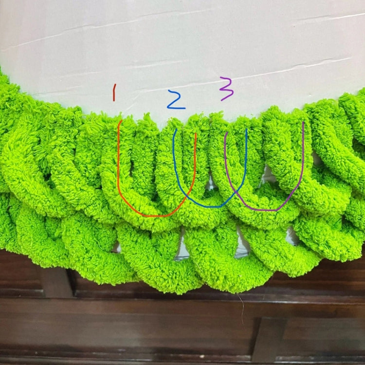 Christmas Tree Cat Nest Handmade DIY Yarn Material Kit Woolen Winter Warm Dog Kennel - Green