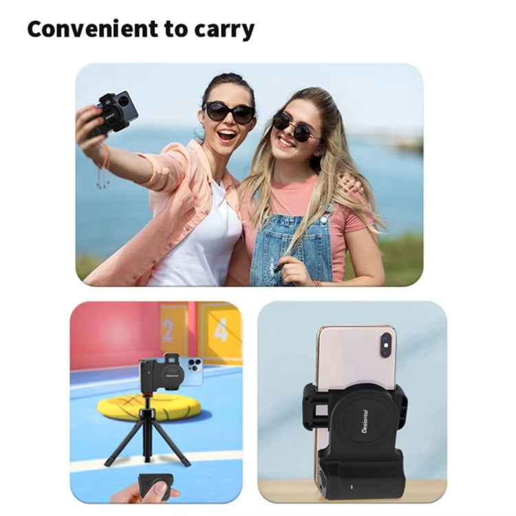 Desiontal PH-30A Mobile Phone Portable Bluetooth Remote Control Live Photo Anti-Shake Camera Aid - Black