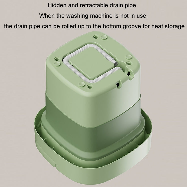 Fully Automatic Mini Foldable Washing Machine With Dehydration Function, Size: AU Plug