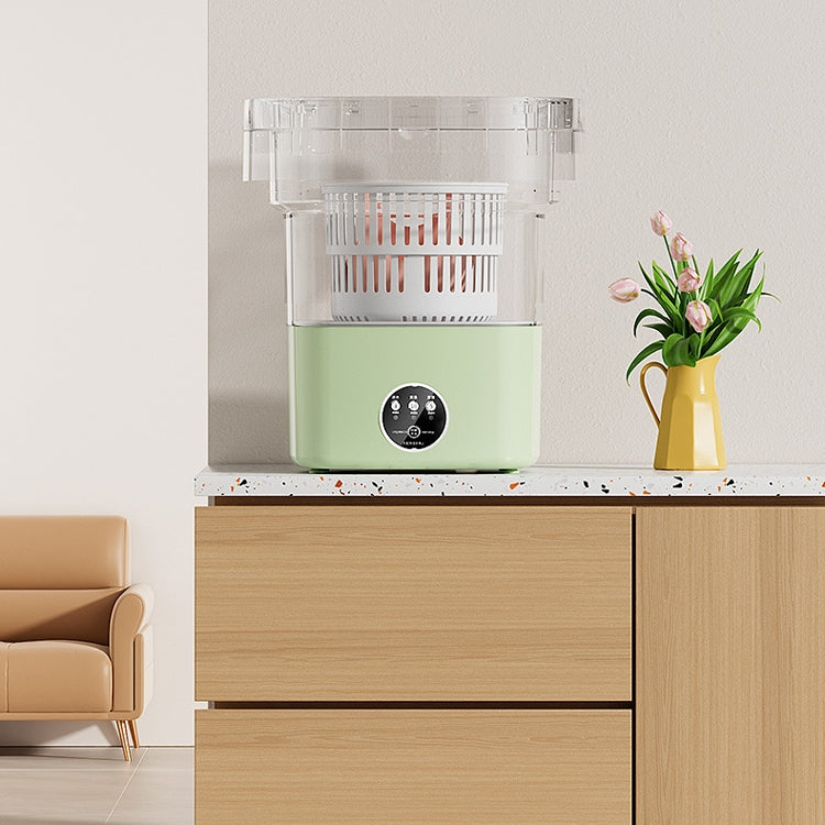 Fully Automatic Mini Foldable Washing Machine With Dehydration Function, Size: US Plug