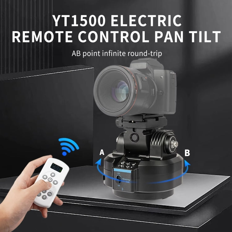 Desiontal YT-1500 Electric Gimbal Mobile Camera Live Streaming Panoramic Stabiliser With Rocker Rotation - Standard