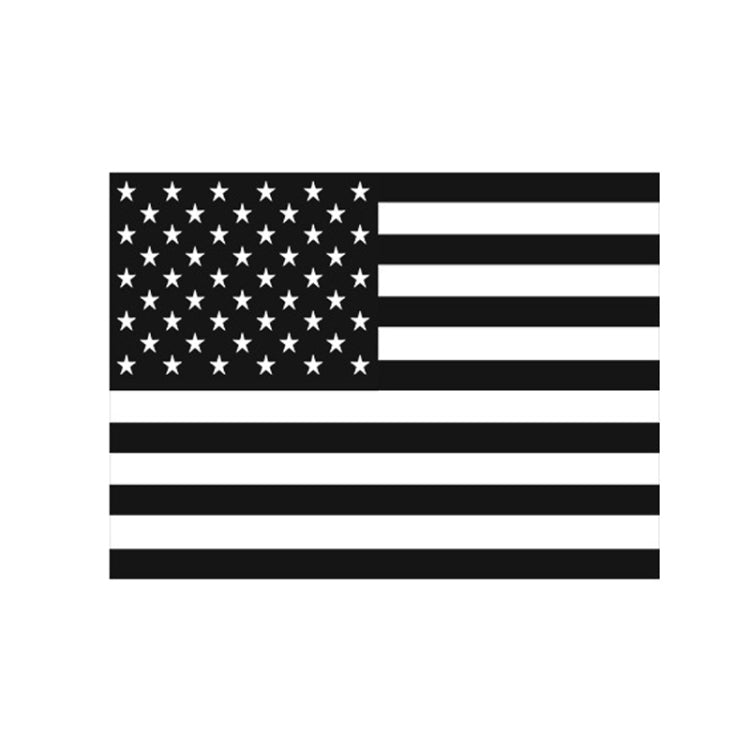 Flag Pattern High-transparency Pickup Truck Rear Window Glass Waterproof Sticker - 20g