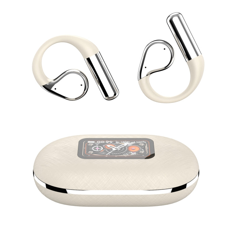 Wireless Bluetooth Earbuds with Ear Hooks OWS Open-Ear Noise-Canceling Headset