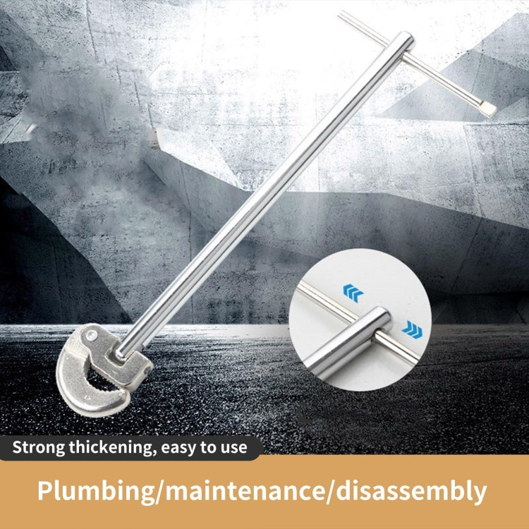 Multifunctional Wash Basin Sink Hot Cold Faucet Wrench - 12 inch