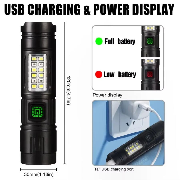 E-SMARTER CY011 Bright LED Side Light Flashlight Repair Mini Drop Proof Torch