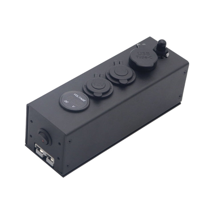 USB Voltmeter Cigarette Lighter Socket With Switch Power Box For Car And Ship, Model: AOS3515-1