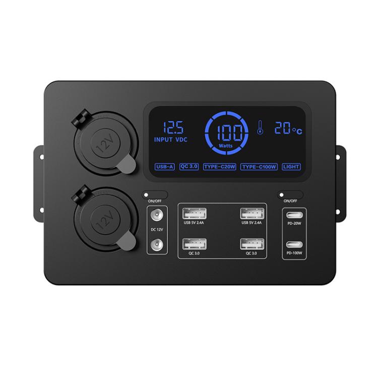 12V Car Mini Power Box Multi-Function USB Charger - AOS9313