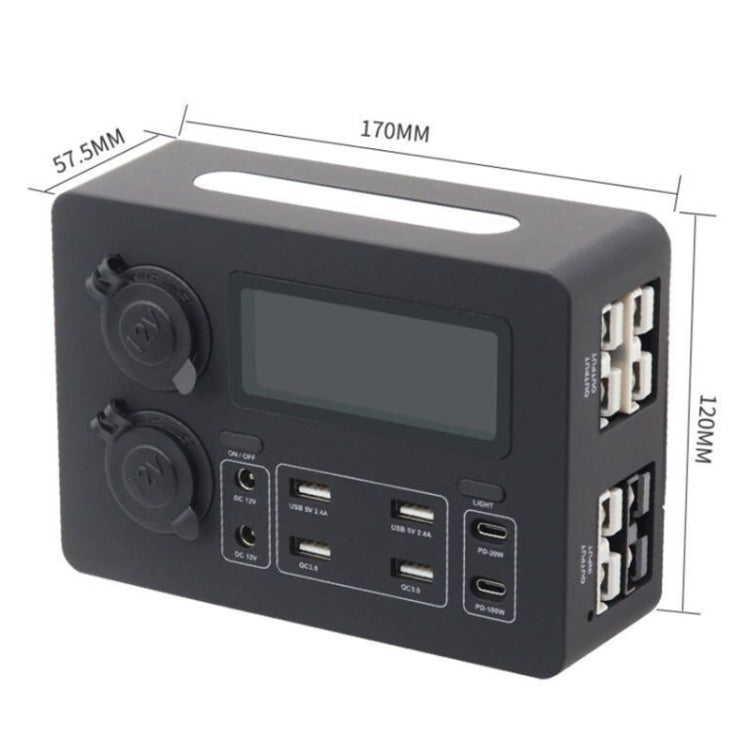 12V Car Mini Power Box Multi-Function USB Charger - AOS9313